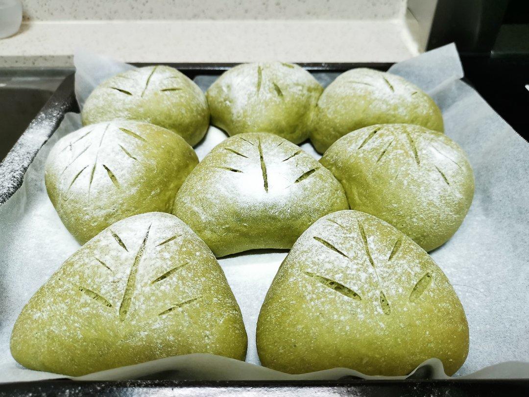 抹茶软欧（蜜豆奶酪馅）