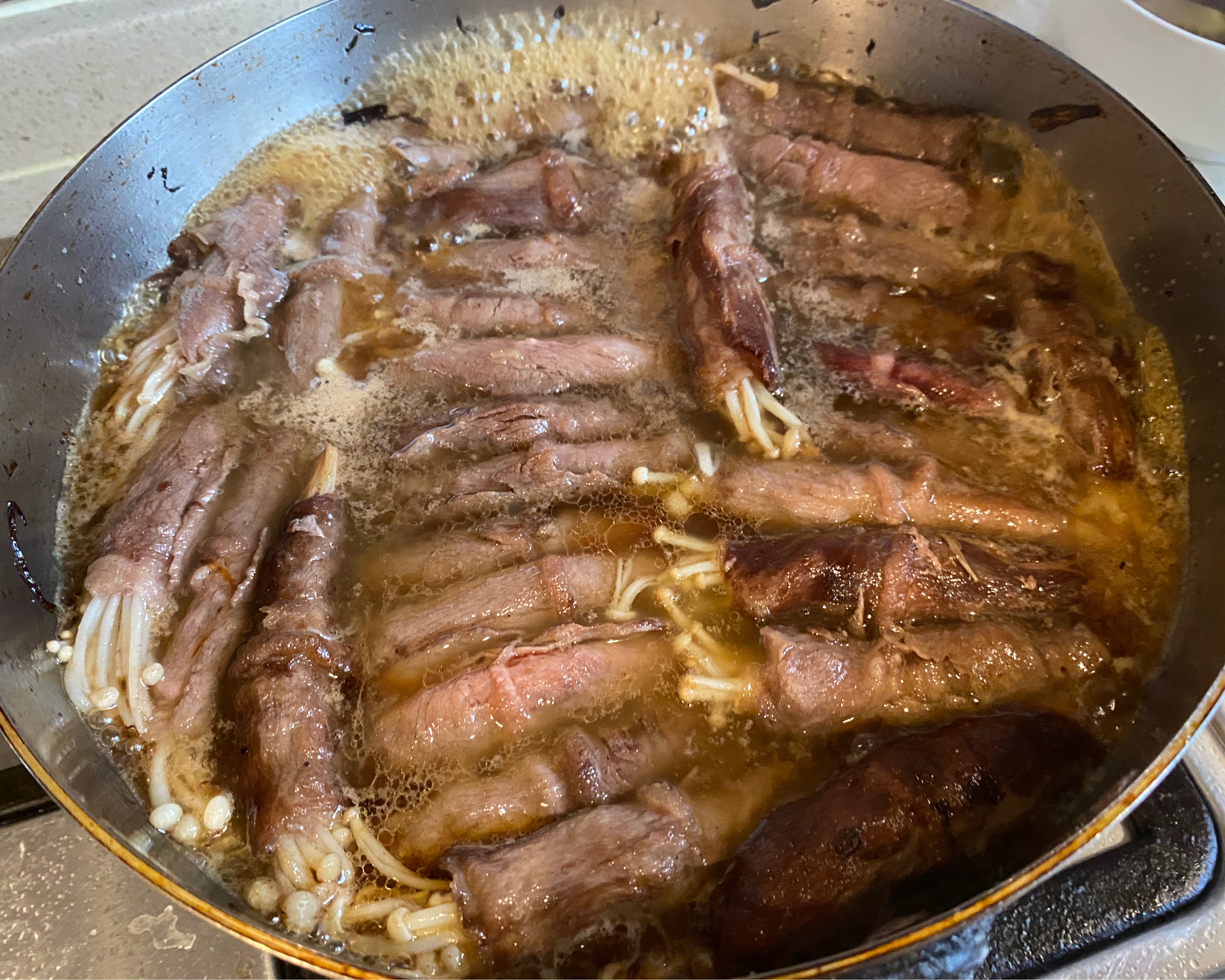 金菇牛肉卷 Japanese Enoki Beef Rolls的做法 步骤7