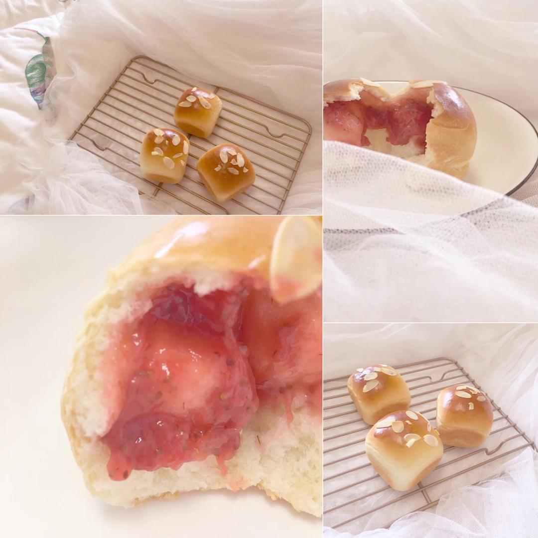 果酱小面包（桃&杏果酱）