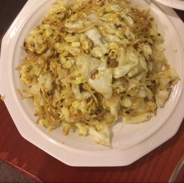 鸡蛋粉丝圆白菜
