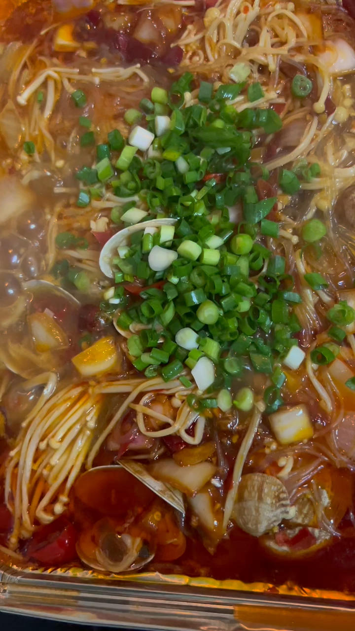 超下饭锡纸系列-金针菇 花甲 肉沫豆腐