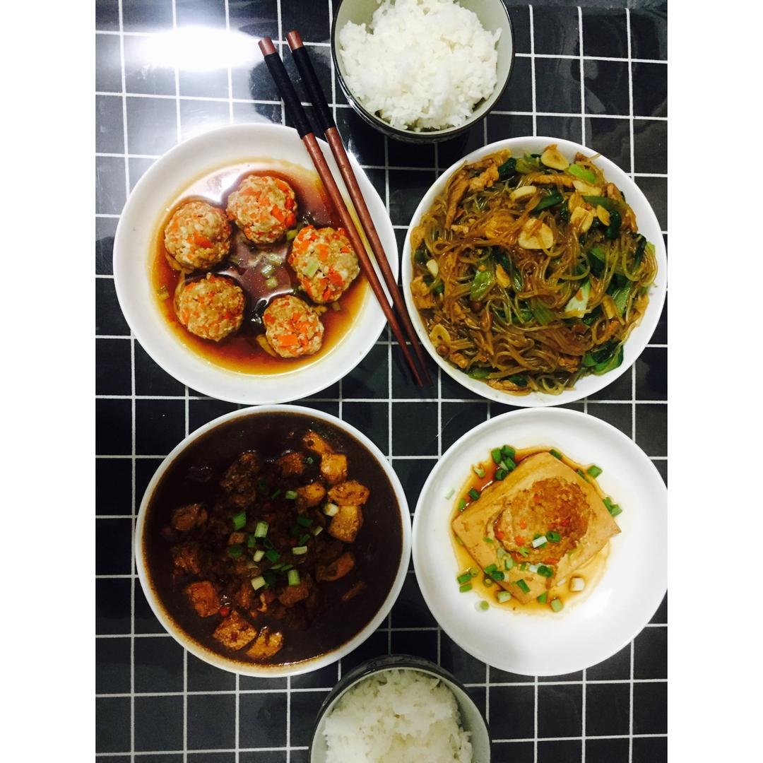 家常红烧肉末豆腐