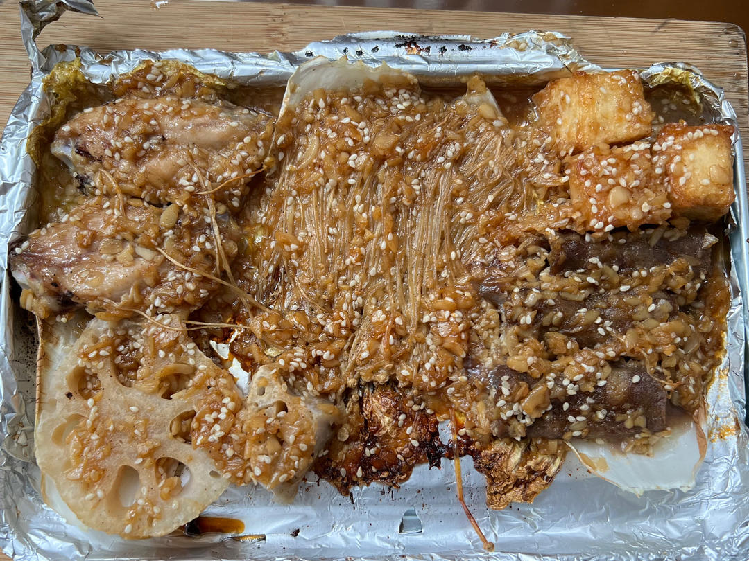 【厨房小白友好】烤箱版烧烤万物
