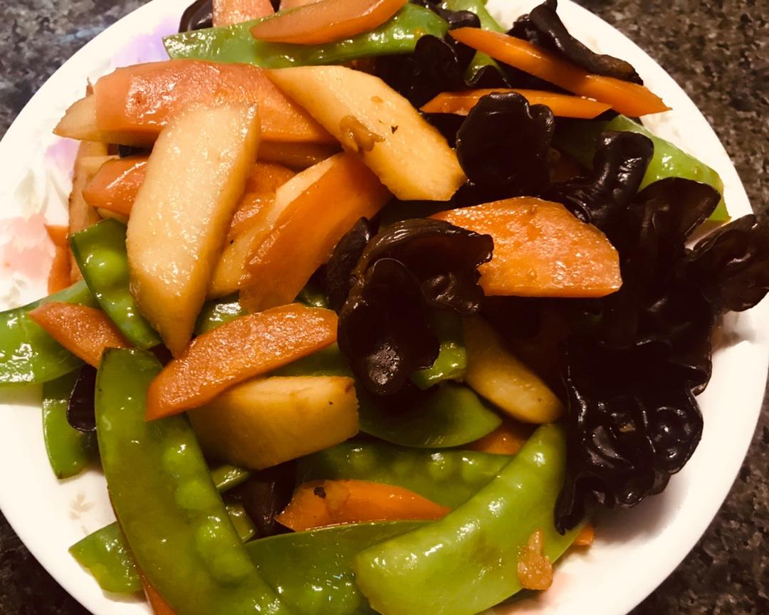 四色素菜的做法