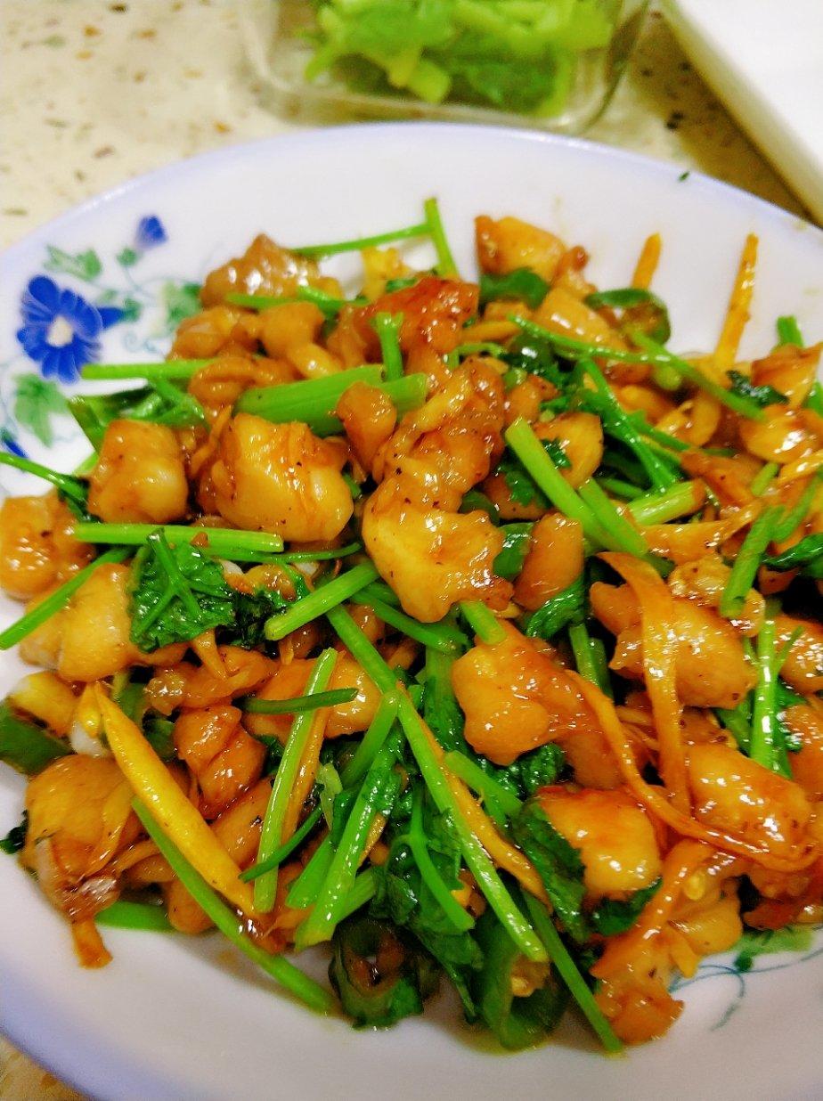 小炒鸡腿肉