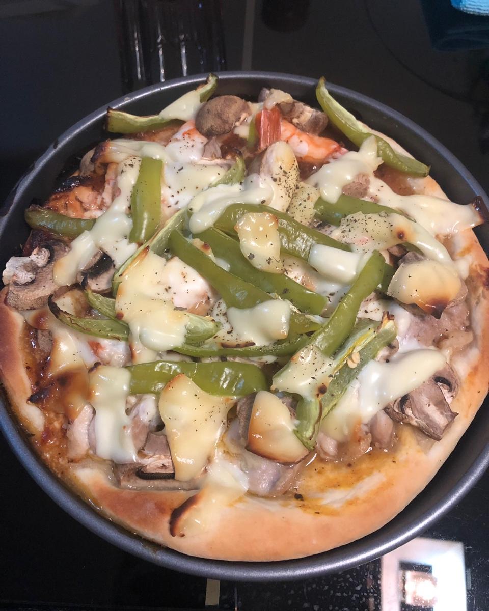 夏威夷pizza（附饼底冷冻法）