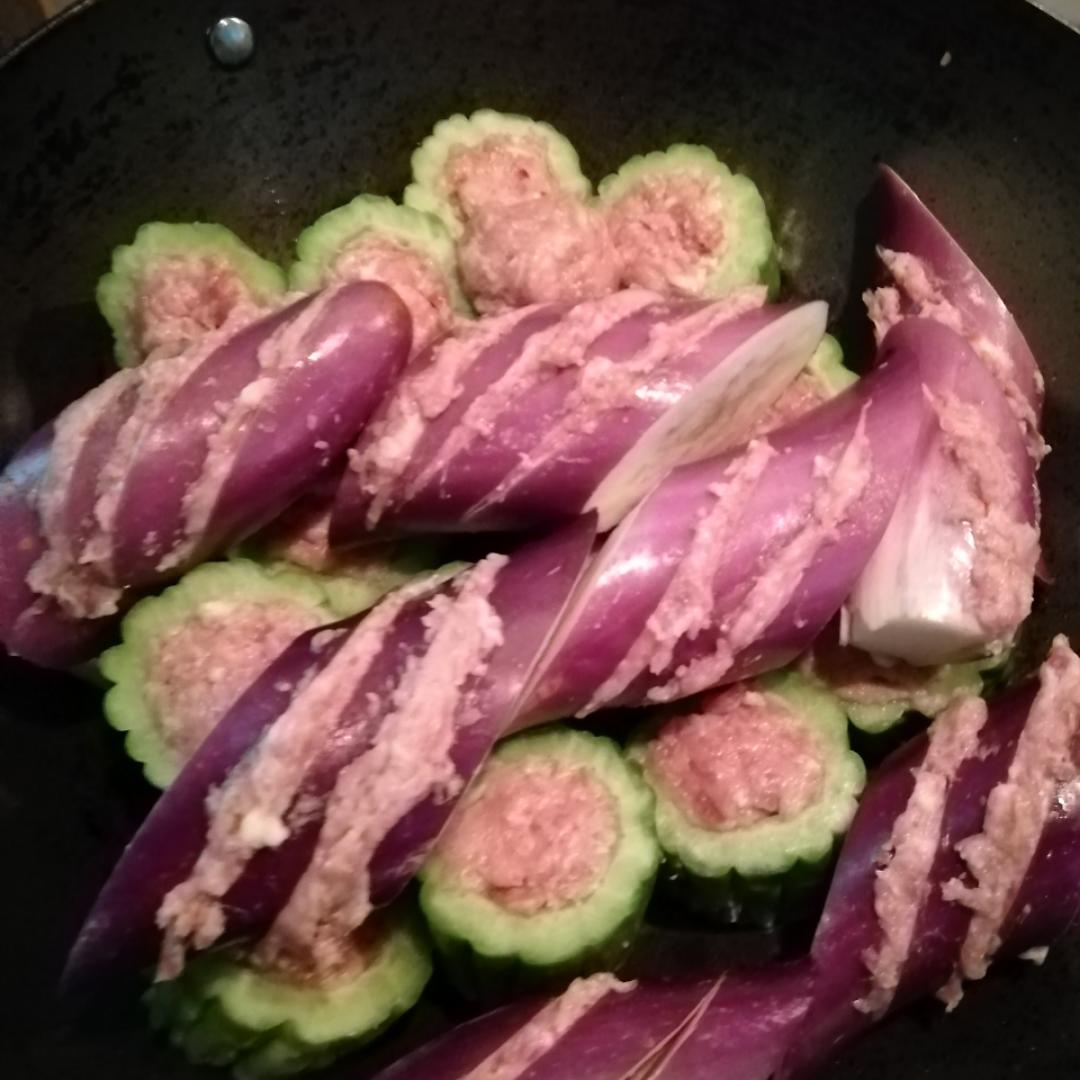 客家酿三宝（酿苦瓜，茄子，辣椒）