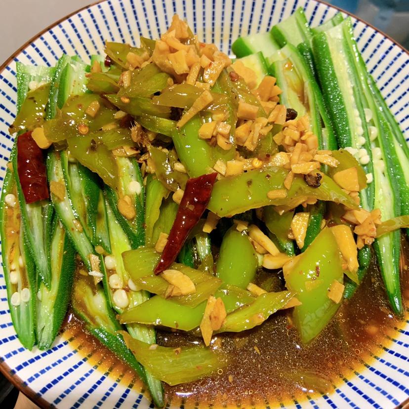 凉拌秋葵