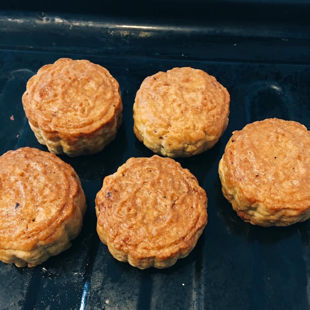五仁月饼～不用转化糖浆的版本