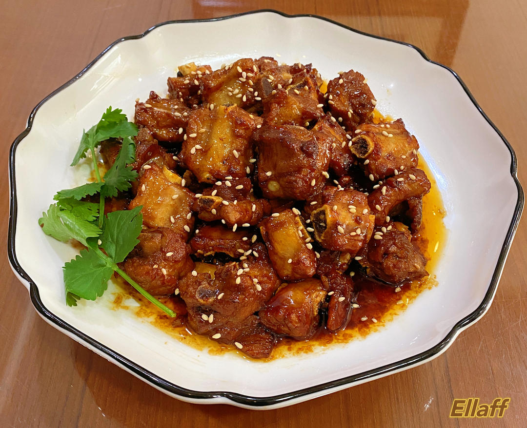 糖醋排骨/糖醋小排（不放油）（12345口诀做出正宗上海本帮）