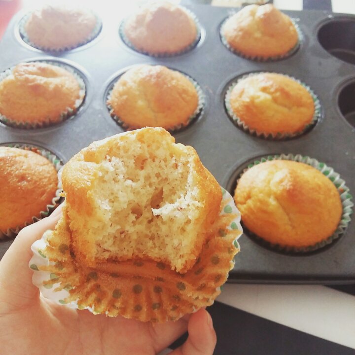 马芬 纸杯蛋糕cupcake香蕉松糕