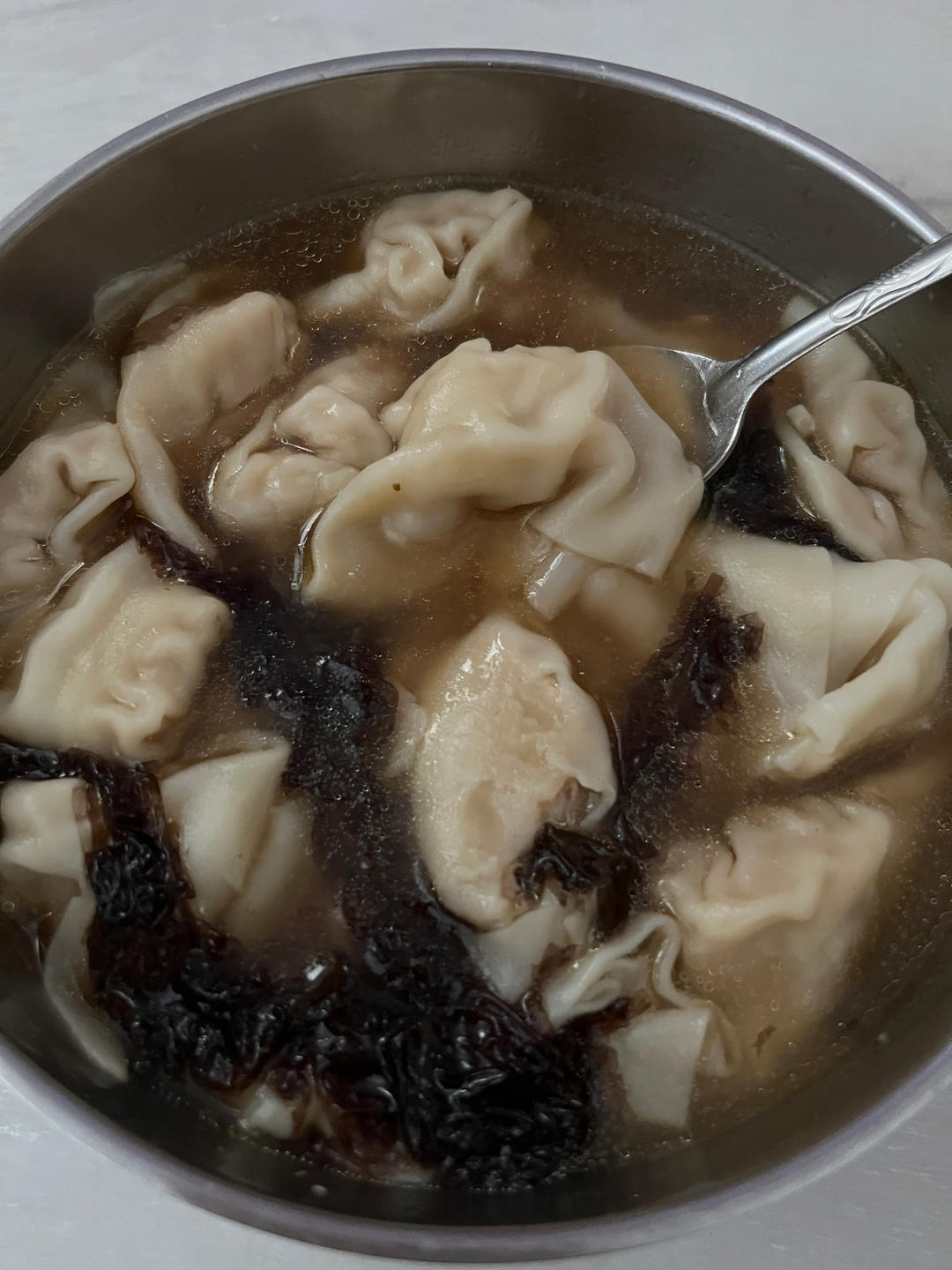 肉不柴的馄饨馅