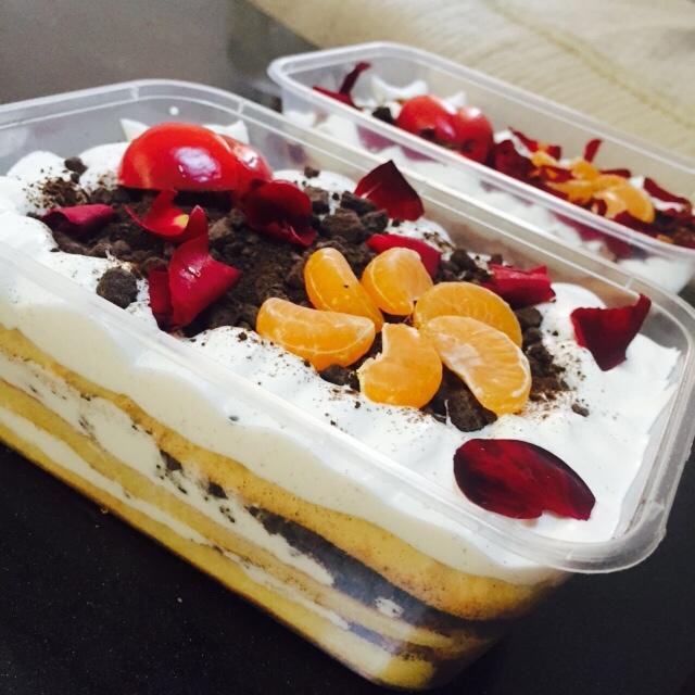 简单快手的便当饭盒水果盒子蛋糕