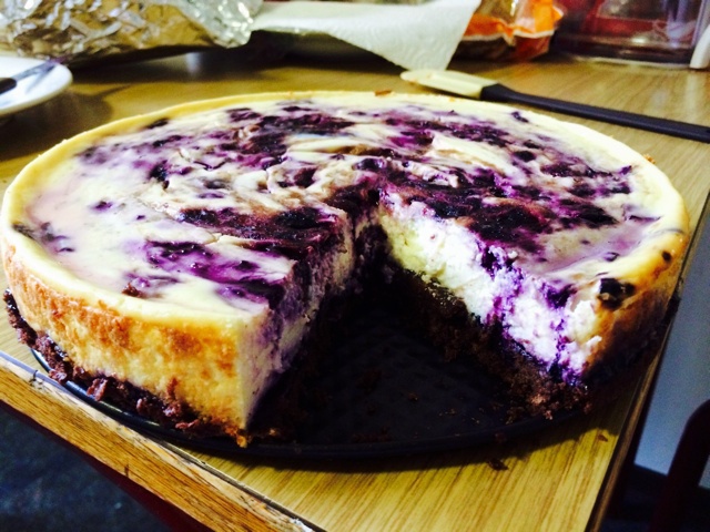 蓝莓芝士蛋糕