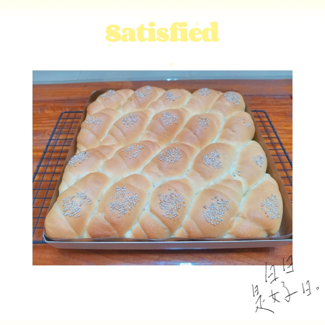 牛奶面包卷（直接法）