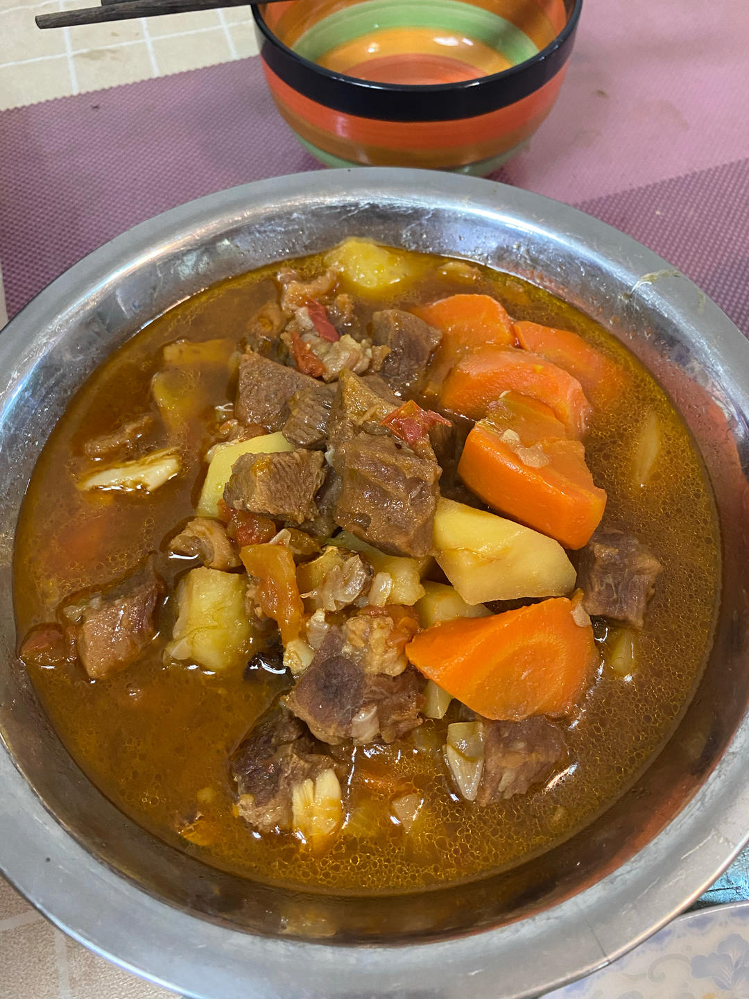 番茄土豆炖牛腩