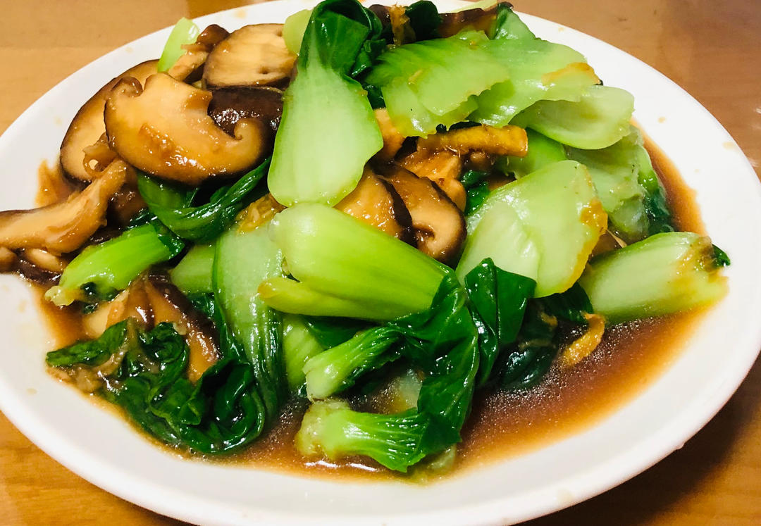 香菇炒油菜/一道春味