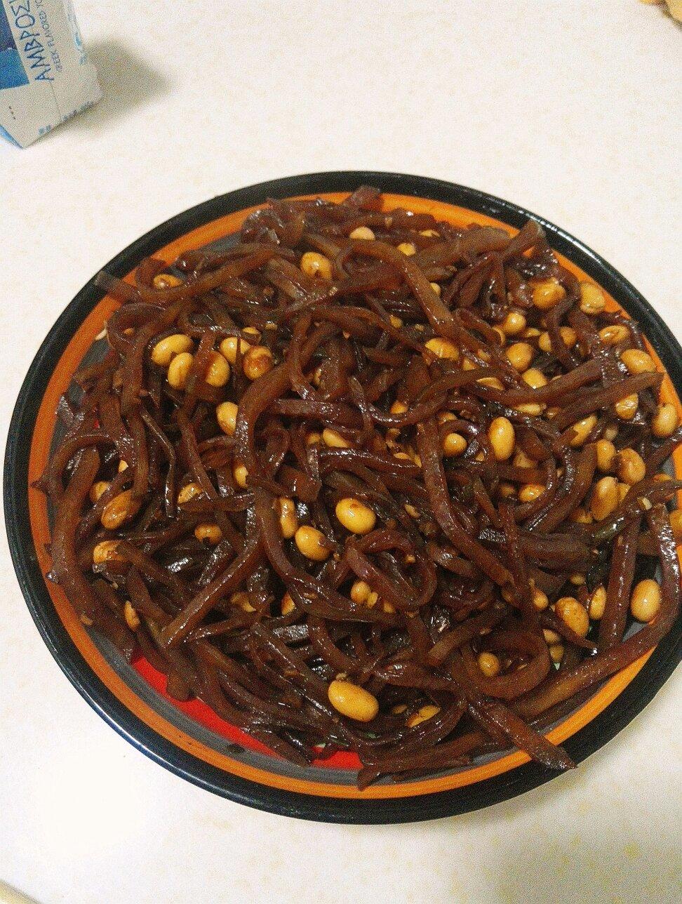 黄豆炒咸菜（勾氏私房菜）
