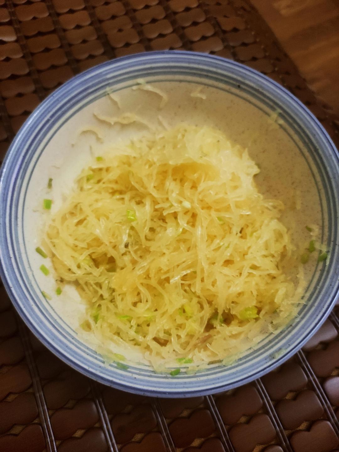 葱油崇明金瓜丝夏天的美味