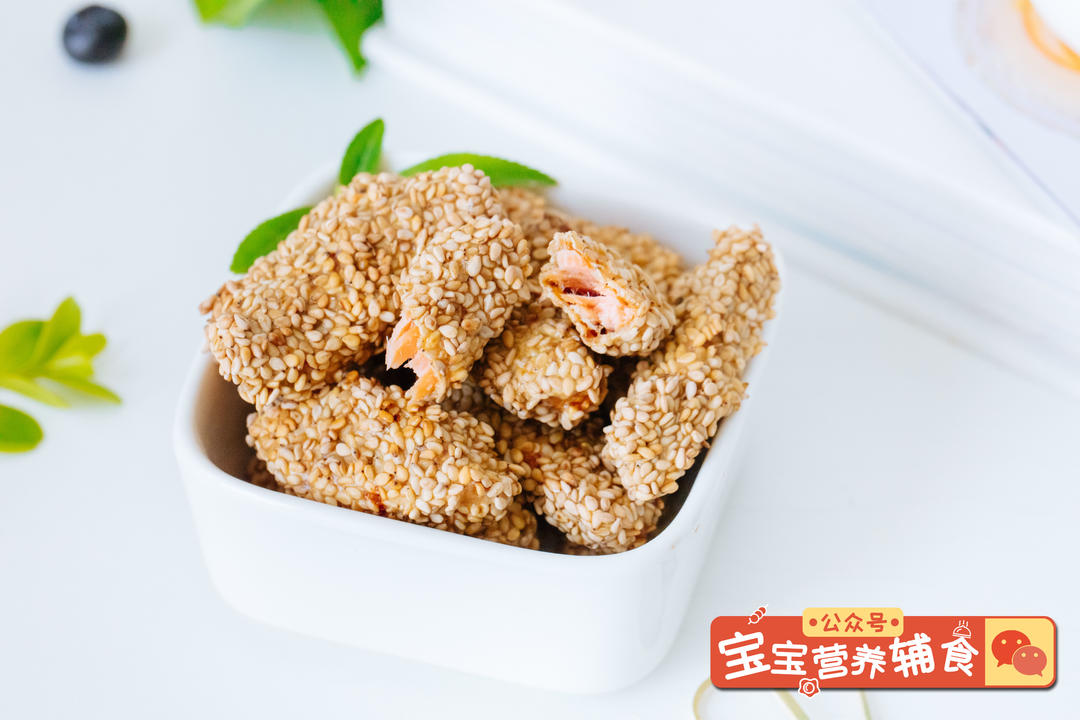 香酥三文鱼~宝宝辅食的做法