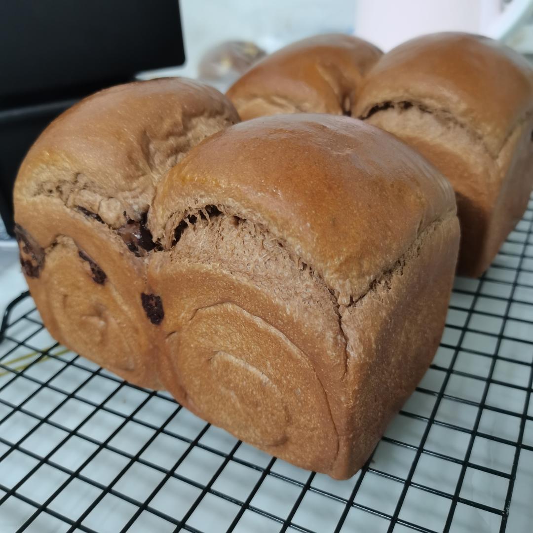 三倍浓郁的巧克力吐司