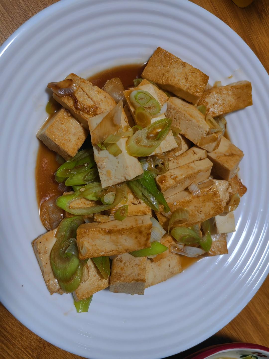 大葱烧豆腐