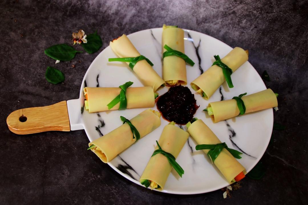 豆皮蘸酱彩蔬卷【葱伴侣ONLY酱版】