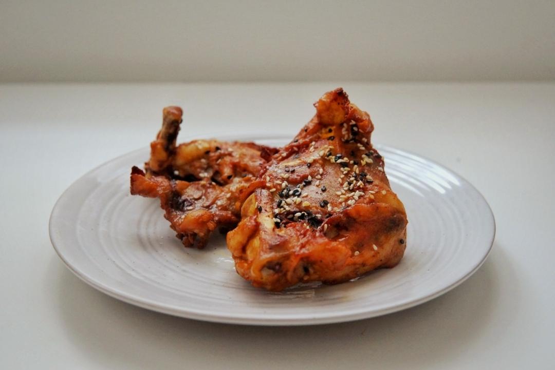 空气炸锅烤鸡架
