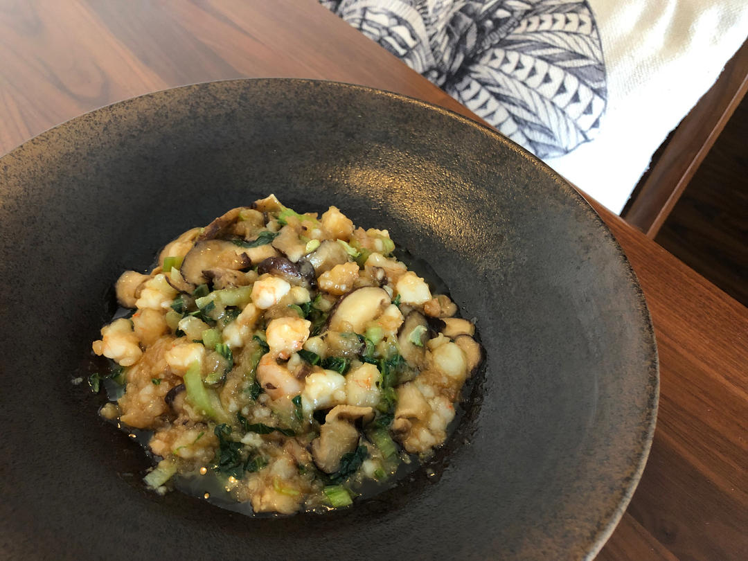 虾仁香菇炒油菜