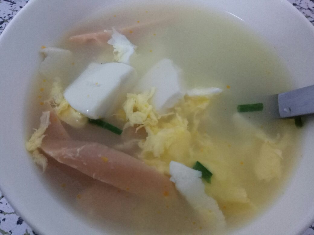 内酯豆腐鸡蛋汤（简单快手）