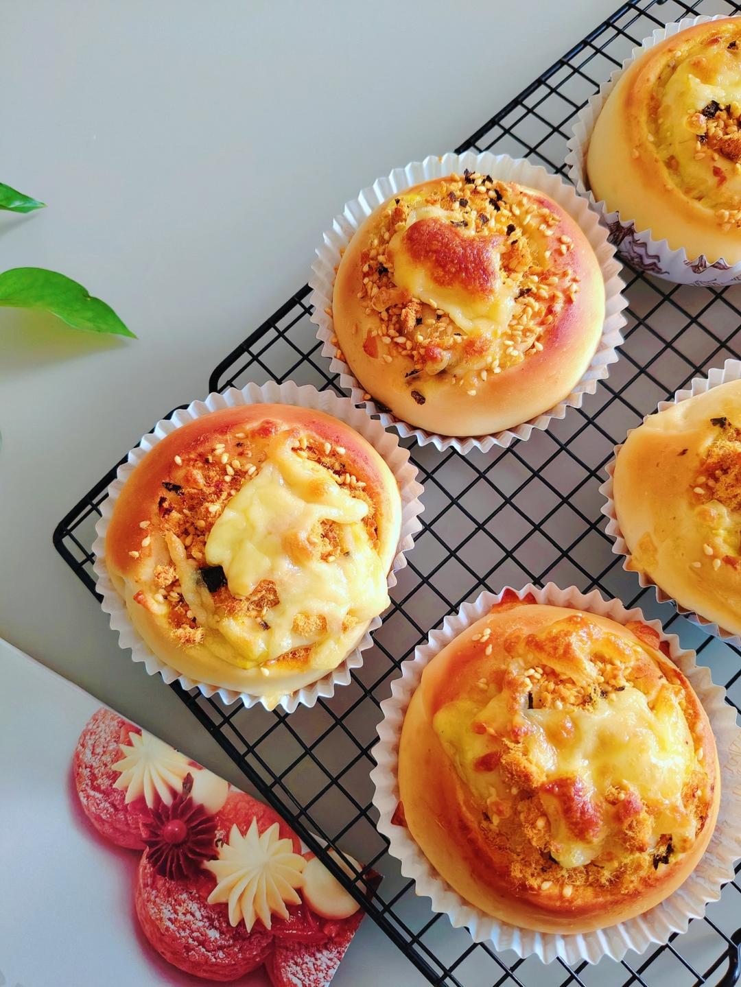 ㊙️🔥手撕肉松面包‼️松软又拉丝还会爆浆