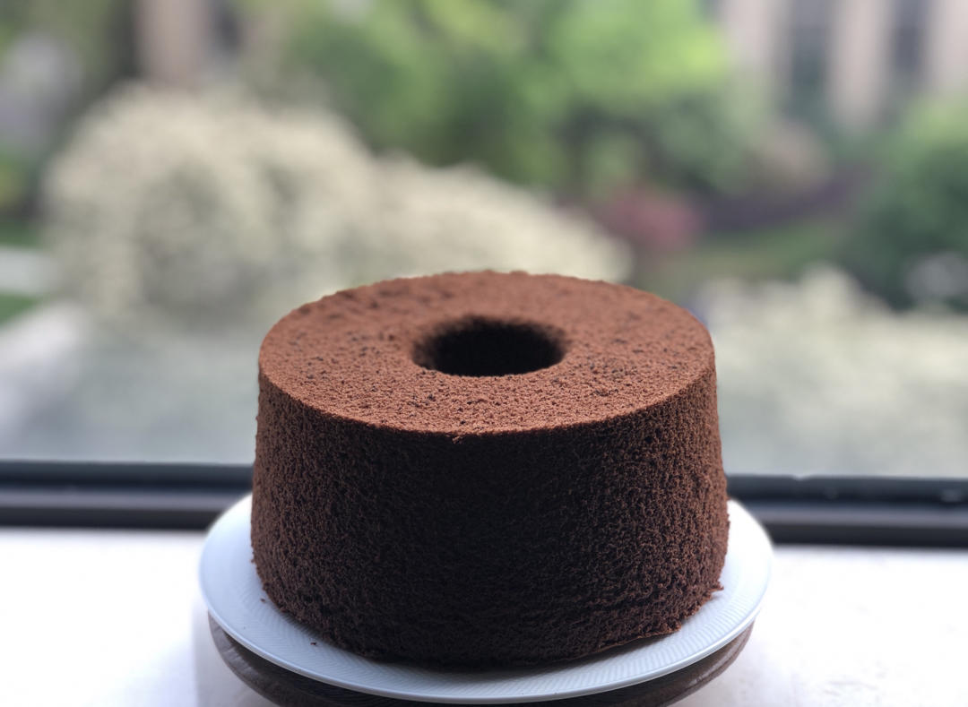 黄油可可戚风蛋糕【视频】