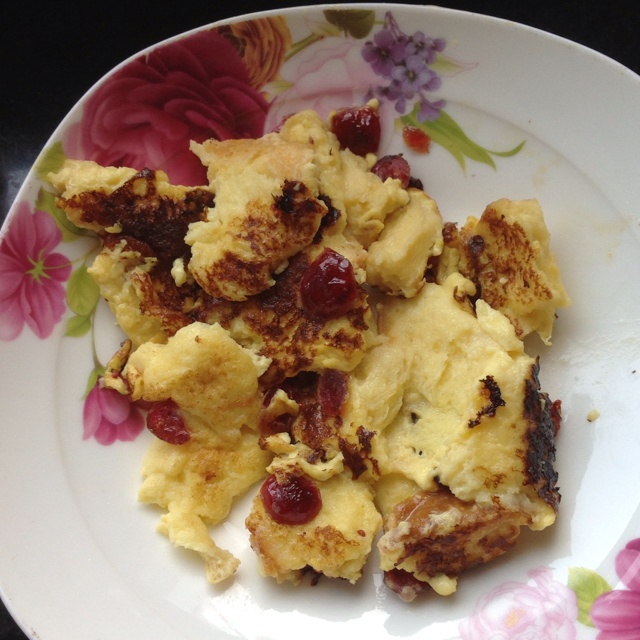 平底锅版面包布丁