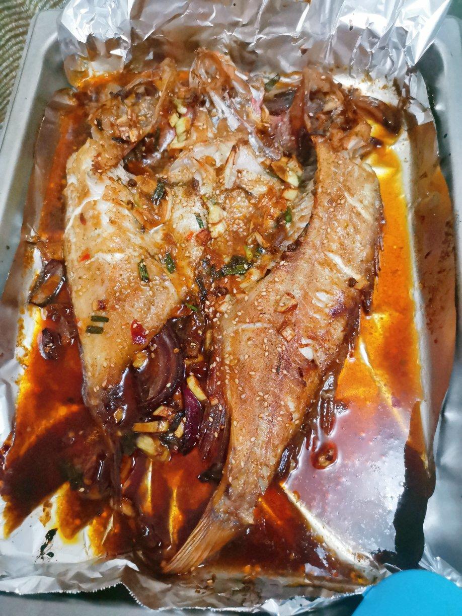 很香的孜然烤鱼（烤箱版）