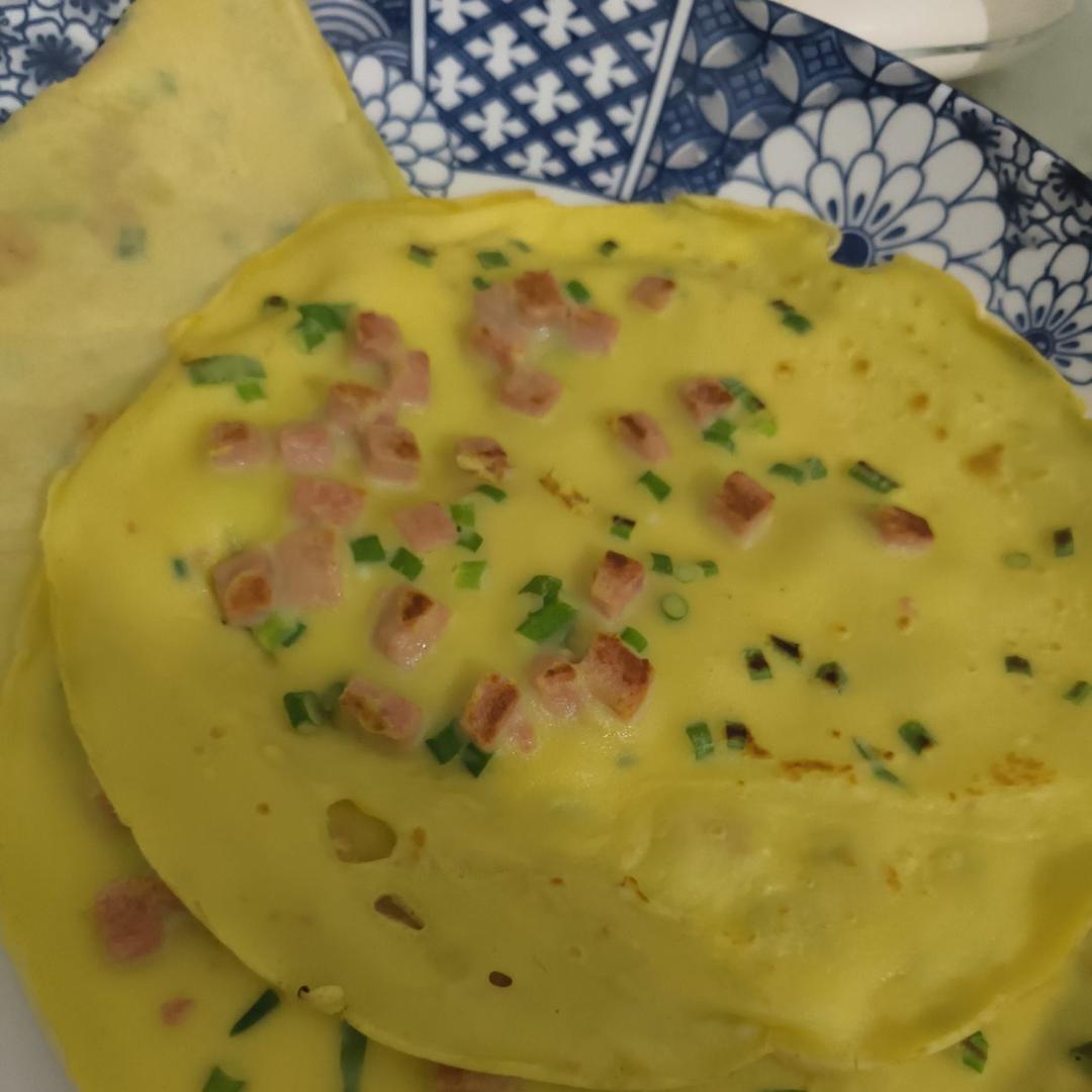 简单又营养的葱花鸡蛋饼