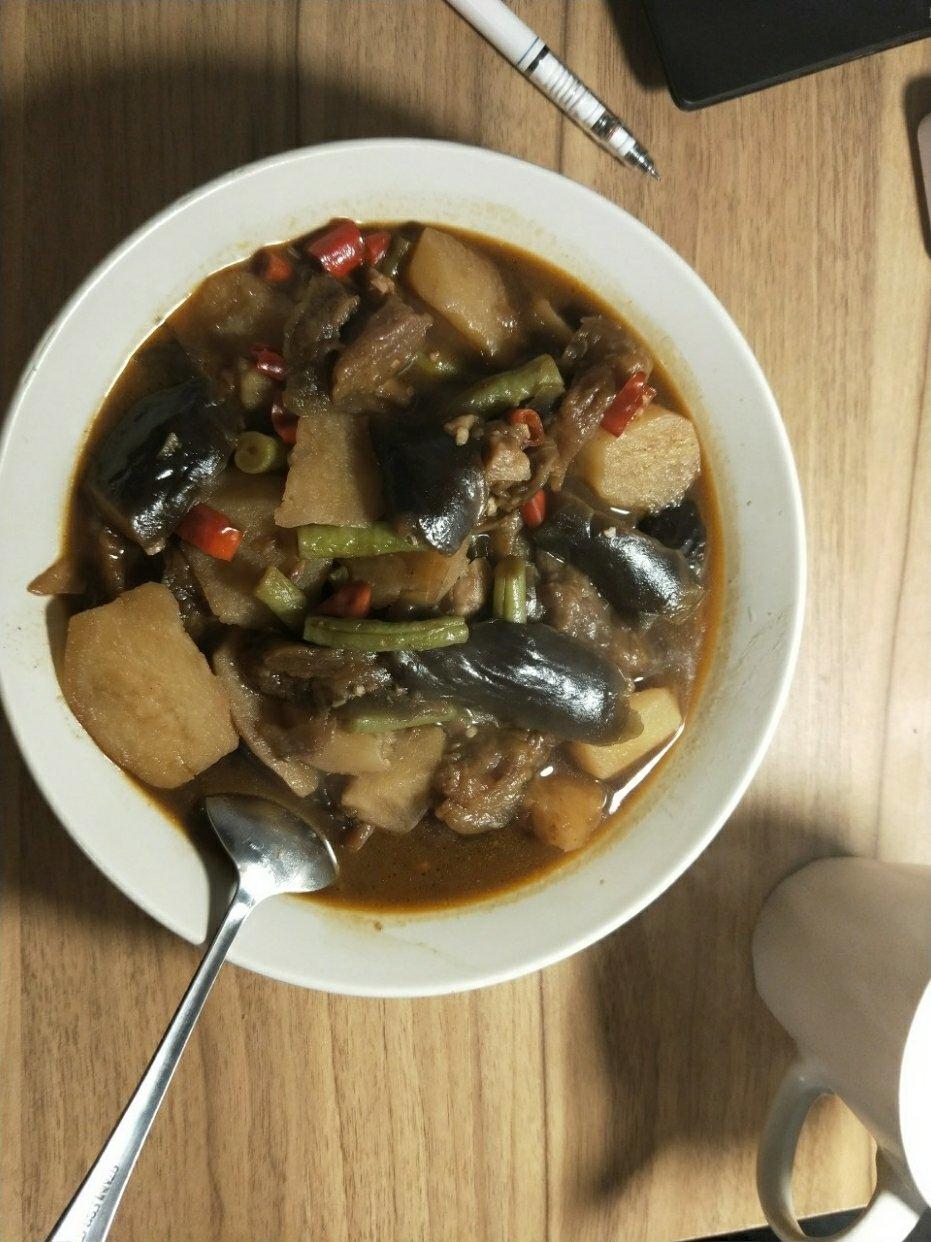 土豆炖茄子