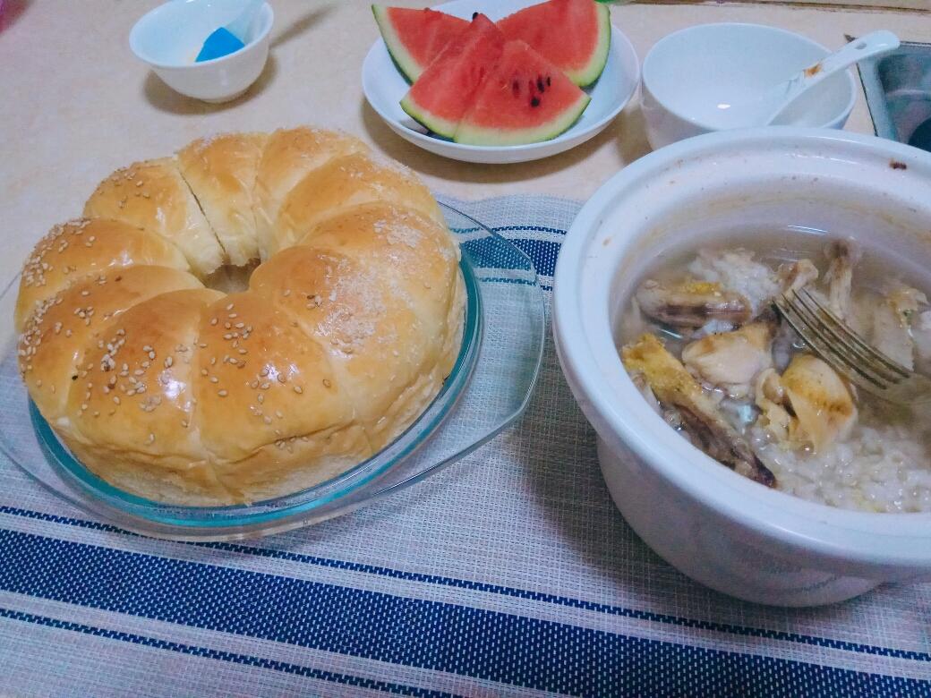 纯奶手撕吐司的做法 步骤1