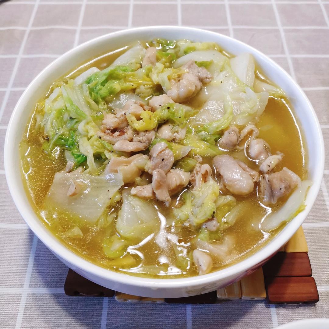 cbvivi无水鸡腿白菜锅#平凡料理#