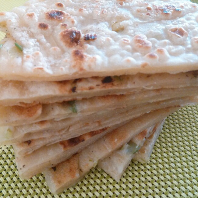 自制葱油饼
