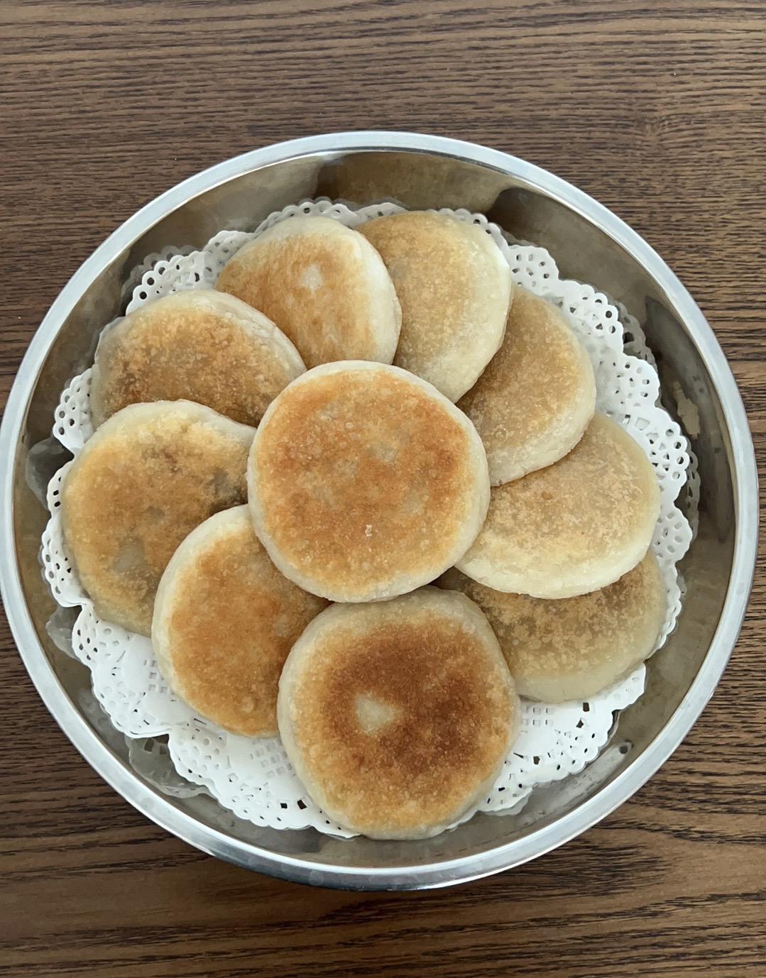 ㊙️东北糯米豆沙粘火勺 烫面法饼超级软 附虎口收拢法整形视频