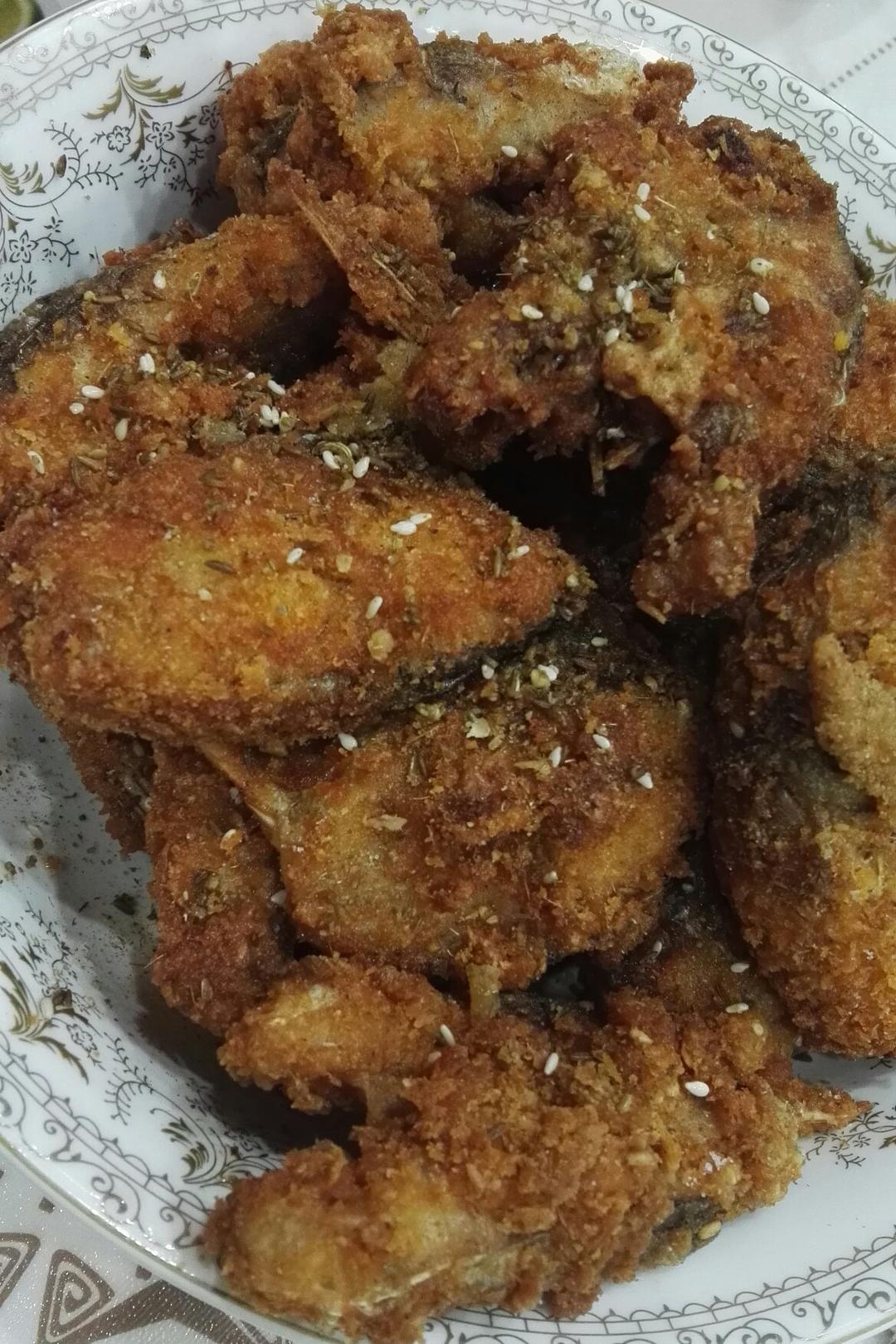 我家有硕宝做的五香炸鱼