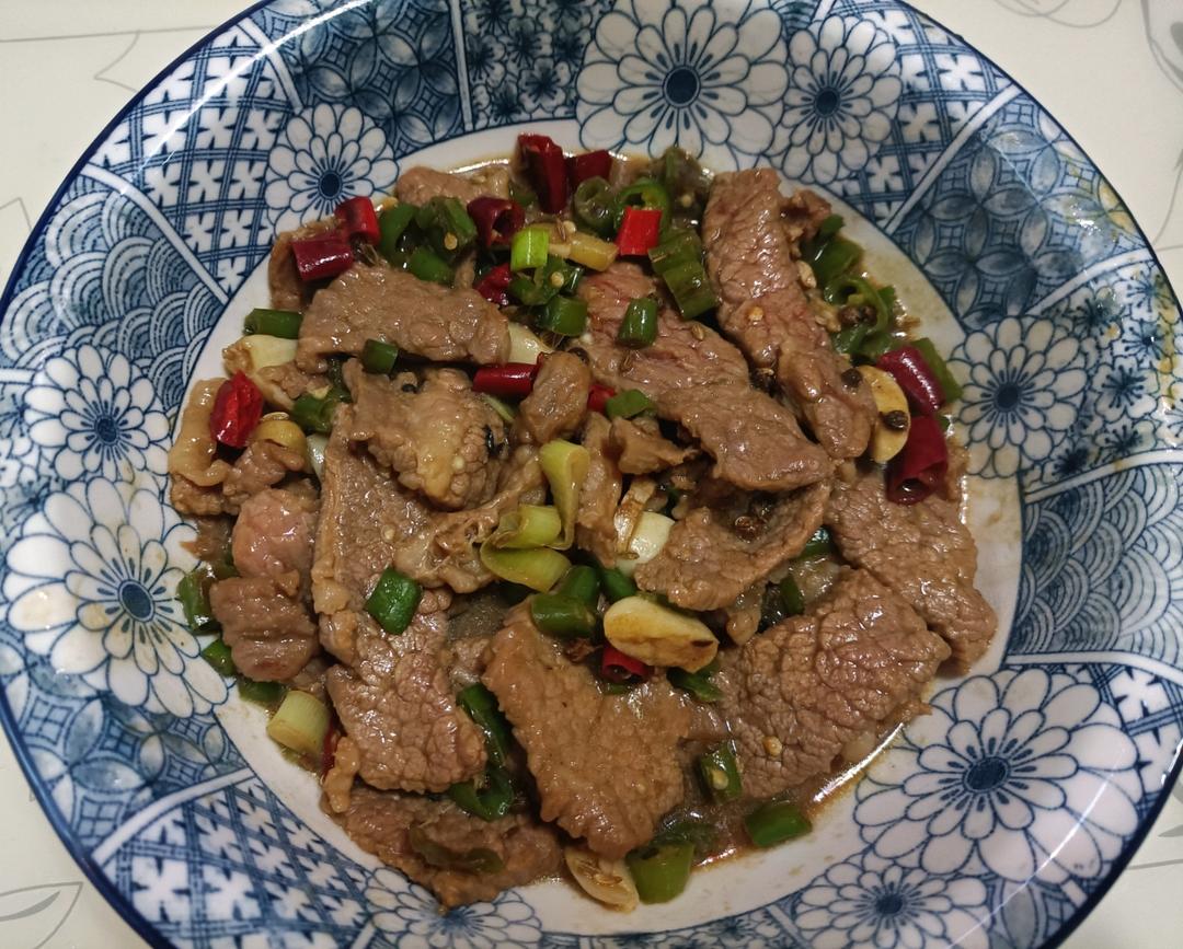 双椒炒牛柳