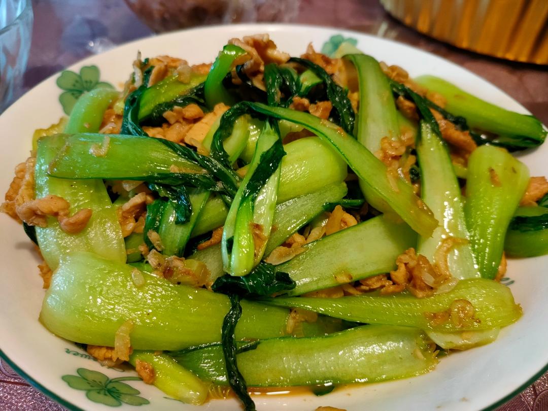 小油菜炒肉