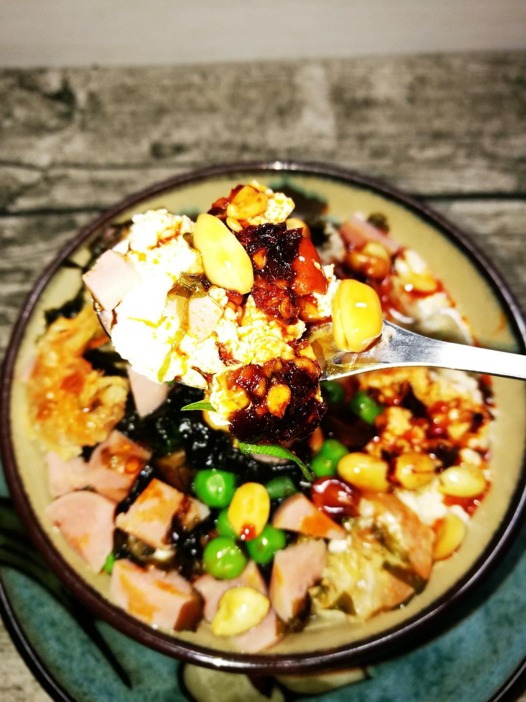 什锦豆腐脑（白醋点豆腐）的做法