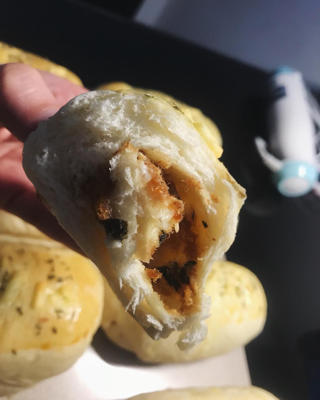 肉松沙拉酱面包（65度汤种）