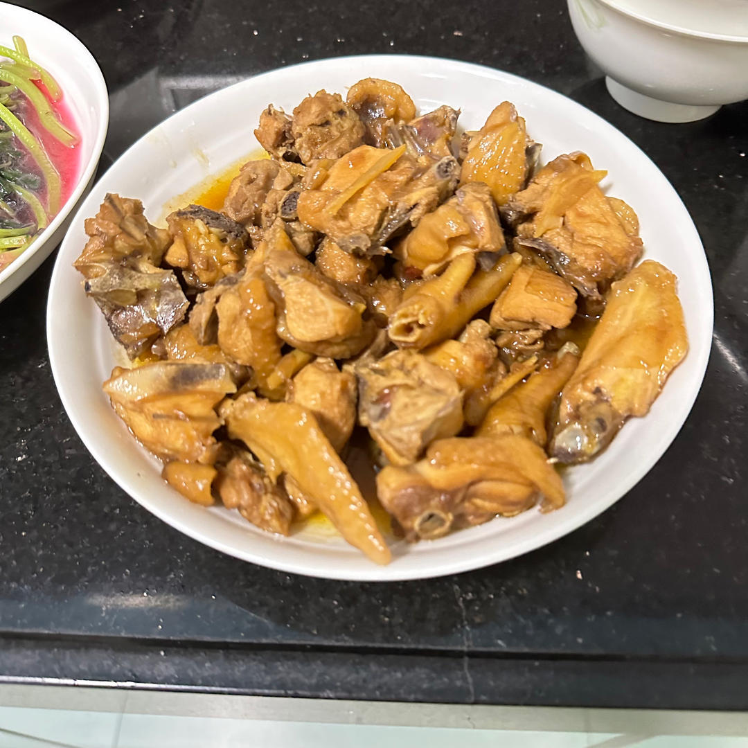 跟风做的，绝了绝了，这个葱烧鸡香S了