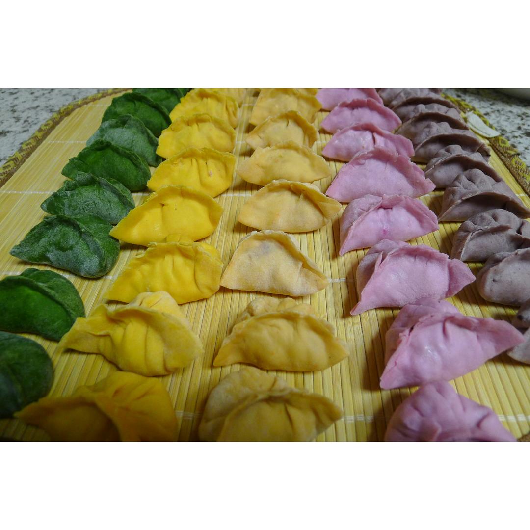 春节红红火火饺子～火龙果水饺（独家）