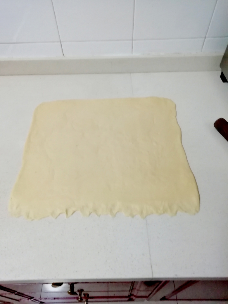培根起司面包卷的做法 步骤2