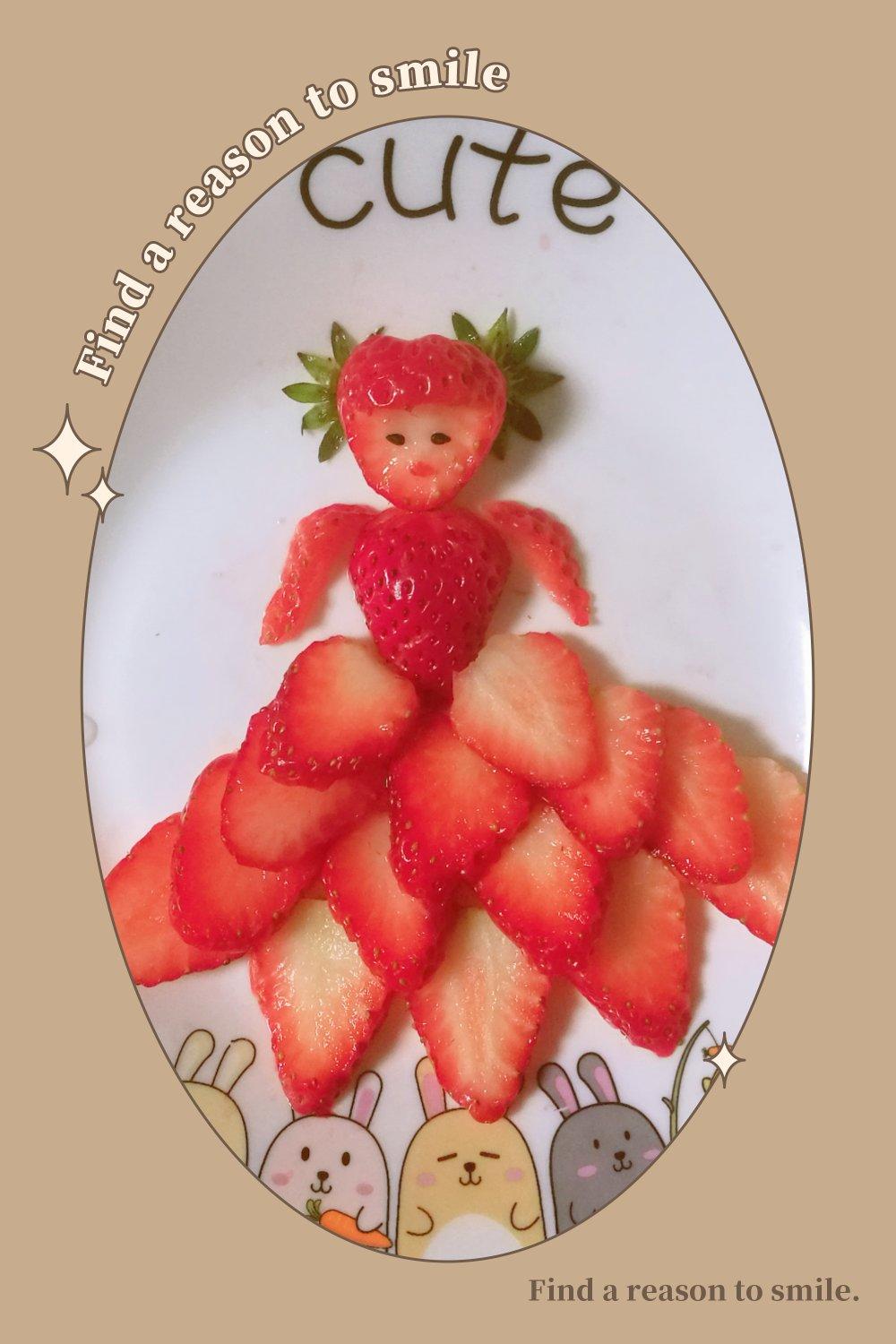 各种草莓拼盘🍓🍓创意水果拼盘持续更新