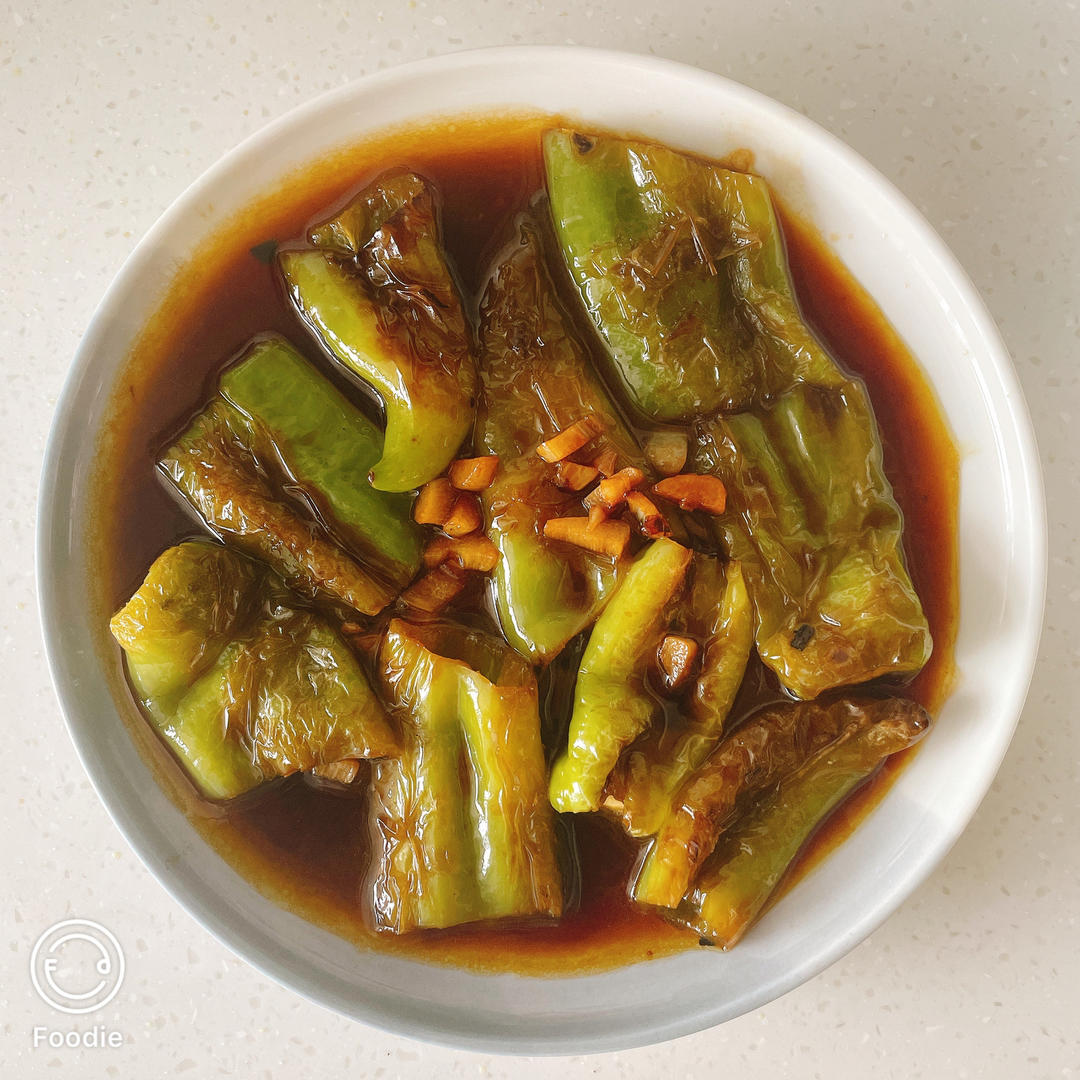 油焖虎皮尖椒（无肉版）